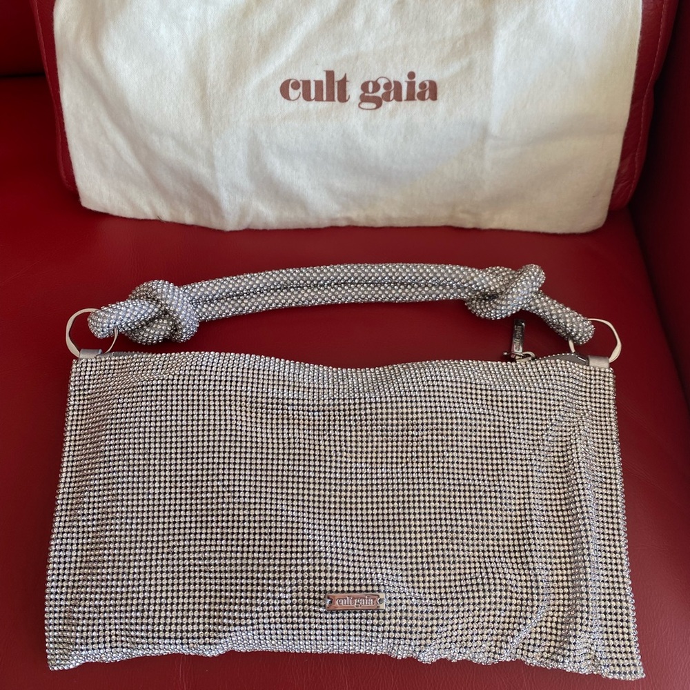 CULT GAIA HERA NANO RHINESTONE SHOULDER BAG